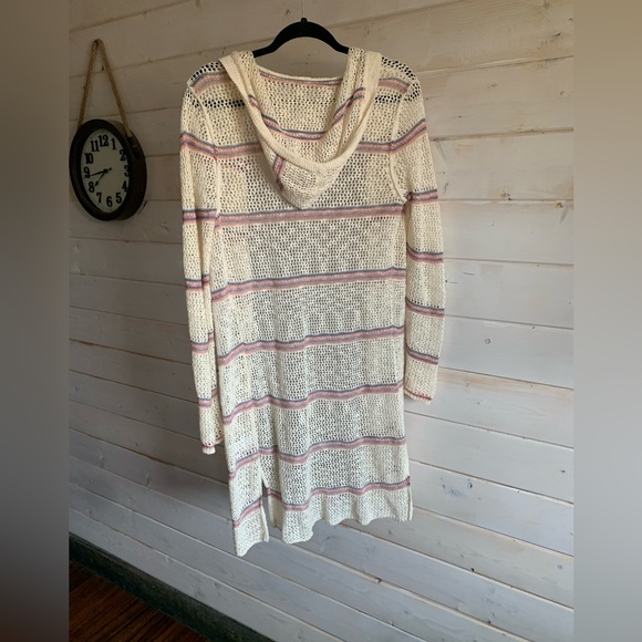 Maurices | Cream Crocheted Duster - Picture 7 of 7